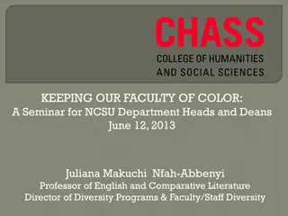 Seminar on Advancing Faculty of Color in Higher Education