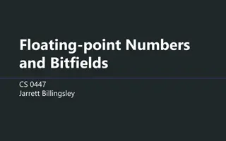 Floating-Point Numbers and Bitfields in Computer Science