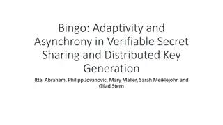 Bingo: Adaptivity and Asynchrony in Verifiable Secret Sharing