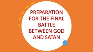 Final Battle Between God and Satan: Armageddon Preparation