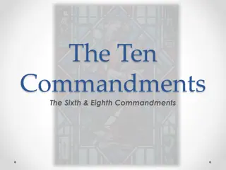 The 6th Commandment and God's Gift of Marriage