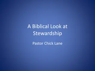 Unlocking True Meaning of Stewardship