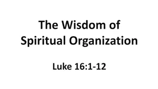 Achieving Spiritual Success through Organization