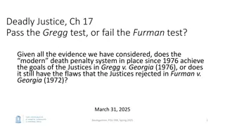 Achieving Justice: Modern Death Penalty System Evaluation Since 1976