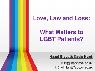 LGBT Patients: Unique Experiences and Challenges in Healthcare