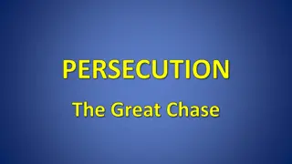 Persecution and Resilience Through Biblical Stories