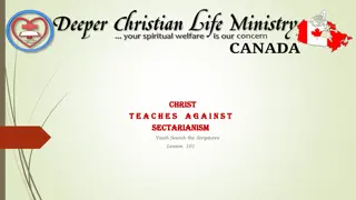 Overcoming Sectarianism Among Christian Youths