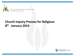 Church Inquiry Process and Rights of Religious Orders on 8th January 2014