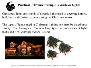 Christmas Lights: Series vs. Parallel Connection Models