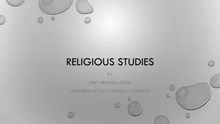 Why Study Religion at State University?