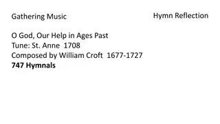 Gathering Music: O God, Our Help in Ages Past