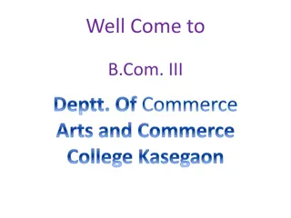 Key Definitions in Income Tax Law - B.Com III Dept. Of Commerce, Kasegaon