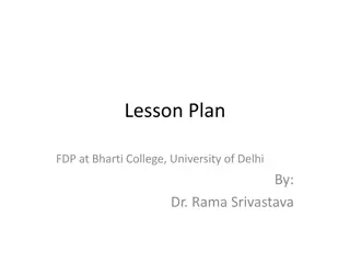 Creating Effective Lesson Plans for Successful Teaching and Learning