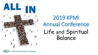 Achieving Life and Spiritual Balance with Kairos Prison Ministry 2019 Conference Insights