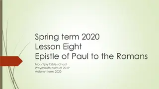 Exposition of Gospel Truths in Epistle of Paul to the Romans