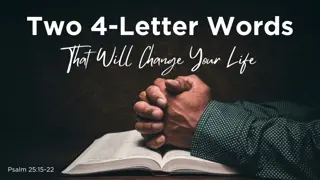 Inspiring Words of Psalm 25:15-22 and Amazing Truths Revealed