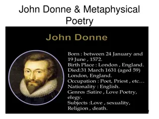 John Donne and His Life: A Journey of Faith, Love, and Poetry