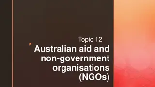 Australian Aid and Non-Government Organizations