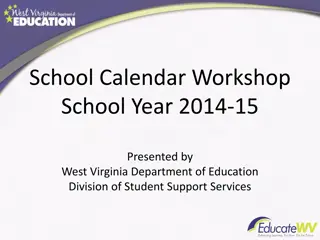 Legislative Revisions and Major Changes in School Calendar Policies