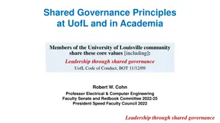 Principles of Shared Governance in Academia: UofL Overview