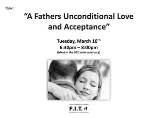 Parable of the Prodigal Son: Unconditional Love and Acceptance