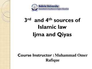 Sources of Islamic Law: Ijma and Qiyas Explained