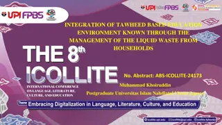 Integration of Tawheed-Based Education and Liquid Waste Management