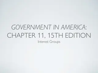 Role of Interest Groups in Politics