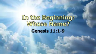 Trust and Guidance in Genesis: Lessons for Today's Challenges