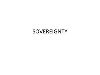 Sovereignty: Theories, Concepts, and Critiques