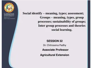 Social Identity Theory and Group Processes