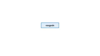 Unveiling the Essence of Exegesis: Understanding Interpretation Methods