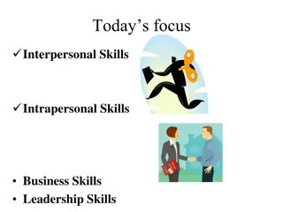 Developing Interpersonal and Intrapersonal Skills Through Self-Awareness