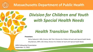 Health Transition Toolkit for Young People with Special Health Needs