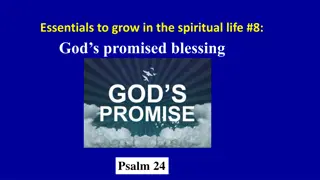 God's Promised Blessing: Insights from Psalm 24