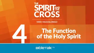 The Function of the Holy Spirit in Divine Salvation Plan