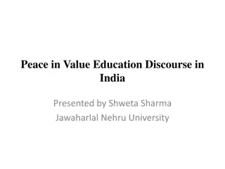Exploring Shifts in Value Education Discourse in Post-Independent India