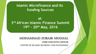 Islamic Microfinance Funding Sources and Opportunities