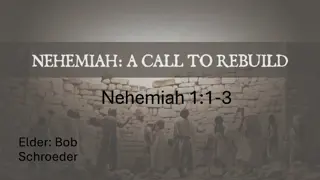 Nehemiah's Call to Rebuild Jerusalem and Warnings Against Alliance with Egypt and Assyria