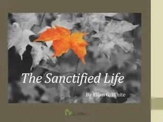 Insights into the Sanctified Life: Lessons from John's Character