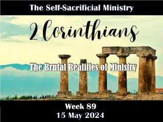 Principles of Giving in 2 Corinthians