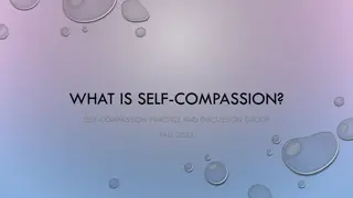 Self-Compassion and its Benefits