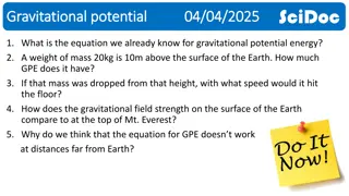 Gravitational Potential Energy