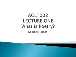 The Essence of Poetry: Language, Expression, and Evolution
