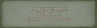 Mastering Inductive Bible Study: A Comprehensive Guide