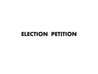 Election Petitions and Jurisdictions in Nigeria