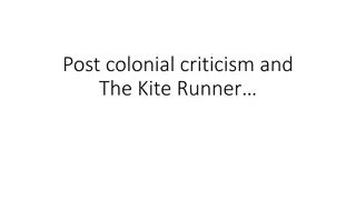 Exploring Post-Colonial Criticism in The Kite Runner