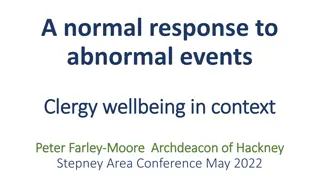 Trauma and Its Effects on Wellbeing in Clergy Settings