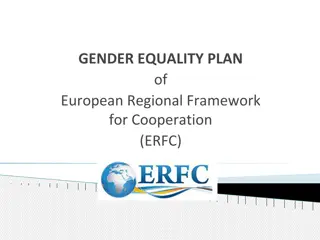 Gender Equality Plan of ERFC - Promoting Equal Rights and Opportunities
