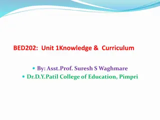 Data, Information, and Knowledge in Education